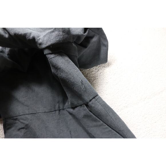 Jonathan Simkhai Jumpsuit Black 4 Puff Sleeveless Off The Shoulder Cotton Linen - Picture 16 of 16